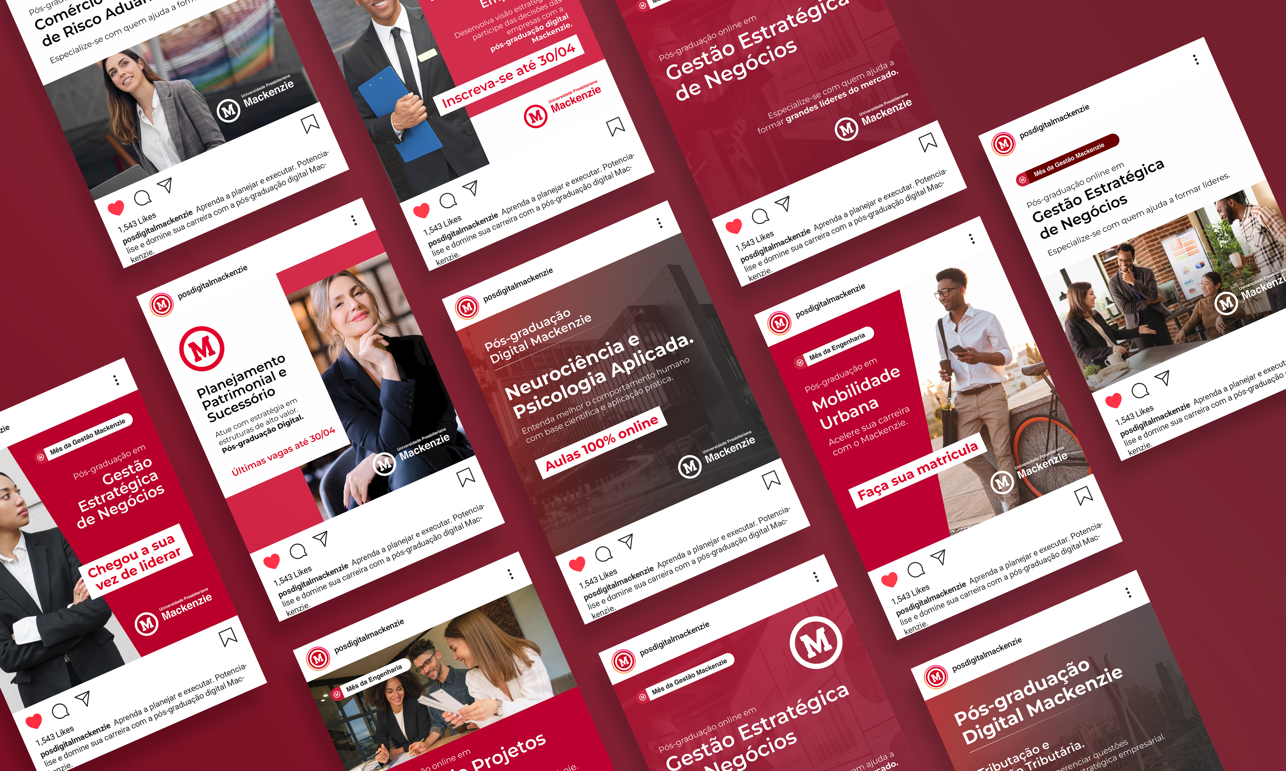 Timeline de campanhas sazonais